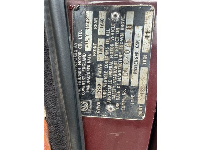 1972 Triumph TR6 (CC-2102336) for sale in Saratoga Springs, New York