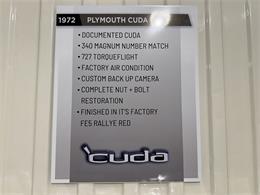 1972 Plymouth Cuda (CC-2102532) for sale in Watford, Ontario