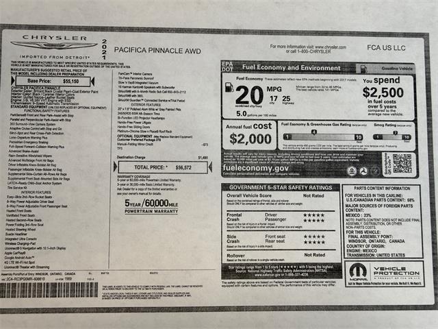 2021 Chrysler Pacifica (CC-2102590) for sale in Addison, Illinois