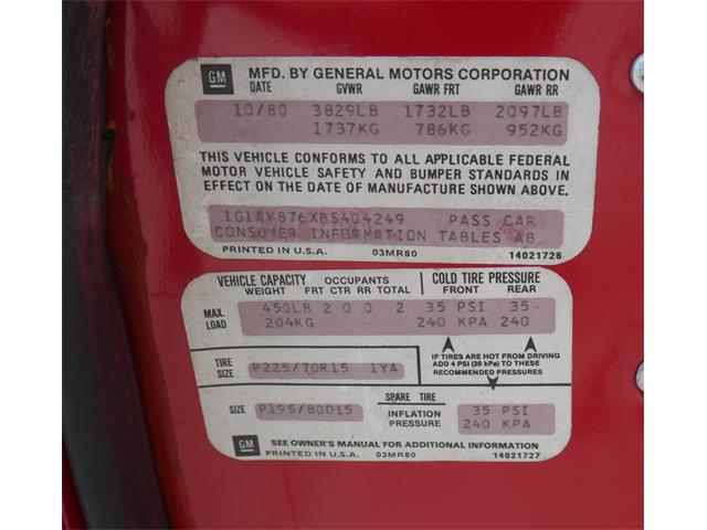 1981 Chevrolet Corvette (CC-2102674) for sale in Reno, Nevada