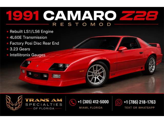 1991 Chevrolet Camaro Z28 (CC-2100271) for sale in M, Miami