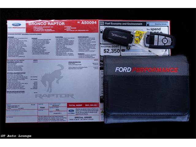2022 Ford Bronco (CC-2102768) for sale in Rancho Cordova, California