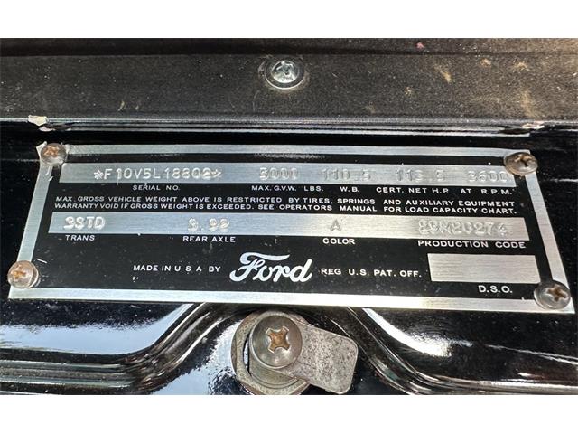 1955 Ford F100 (CC-2103225) for sale in Hingham, Massachusetts