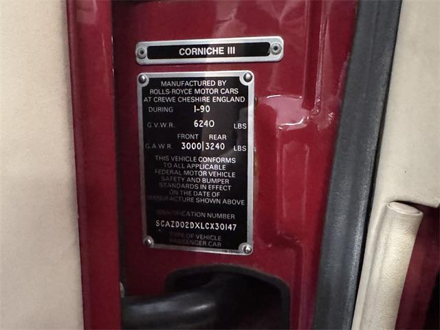 1990 Rolls-Royce Corniche (CC-2103304) for sale in Phoenix, Arizona