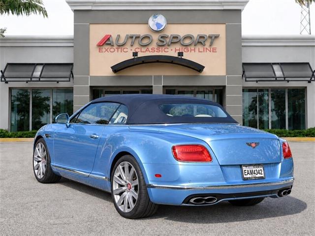 2016 Bentley Continental GTC V8 (CC-2103400) for sale in Boca Raton, Florida