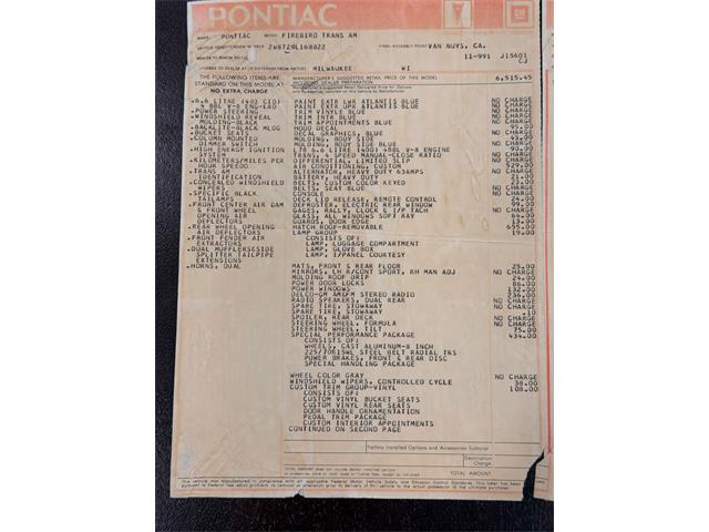 1979 Pontiac Firebird Trans Am (CC-2103444) for sale in Corydon, Indiana
