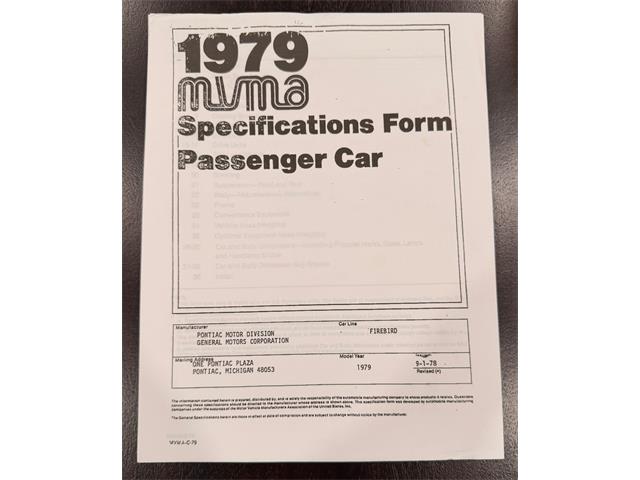1979 Pontiac Firebird Trans Am (CC-2103444) for sale in Corydon, Indiana