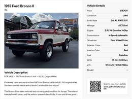 1987 Ford Bronco II (CC-2103445) for sale in Denver, North Carolina