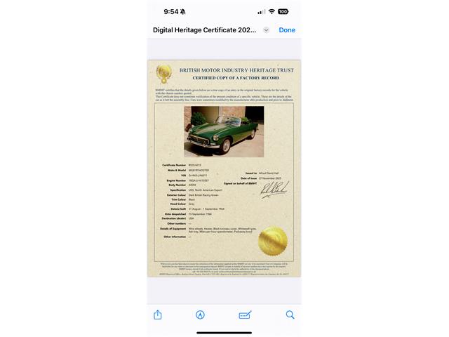 1965 MG MGB (CC-2103464) for sale in Little Rock, Arkansas