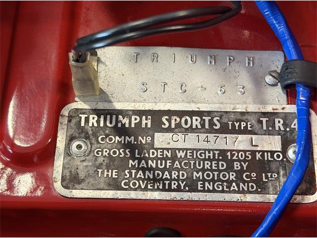 1963 Triumph TR4 (CC-2103467) for sale in Grass Valley, California