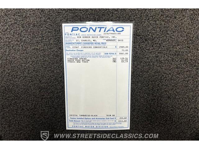 1969 Pontiac Firebird (CC-2103491) for sale in Ft Worth, Texas