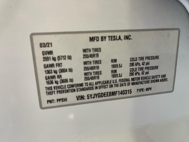 2021 Tesla Model Y (CC-2103606) for sale in Jacksonville, Florida