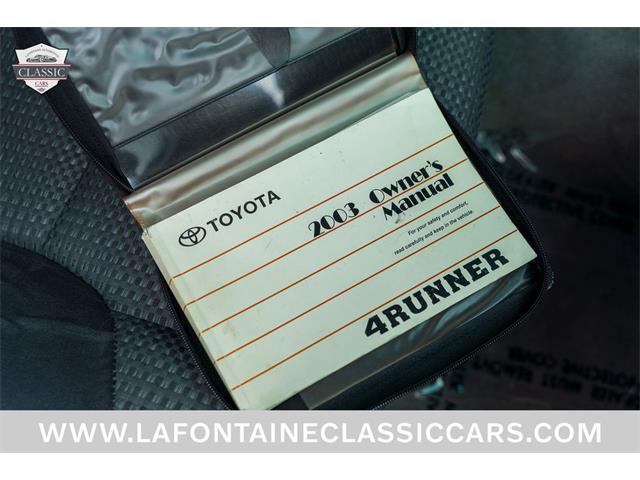 2003 Toyota 4Runner (CC-2103615) for sale in Milford, Michigan
