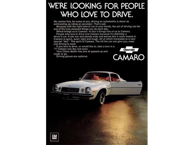 1977 Chevrolet Camaro LT (CC-2103889) for sale in Canton, Ohio