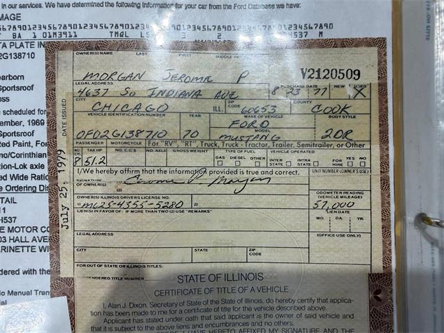 1970 Ford Mustang (CC-2103935) for sale in Santa Rosa, Florida