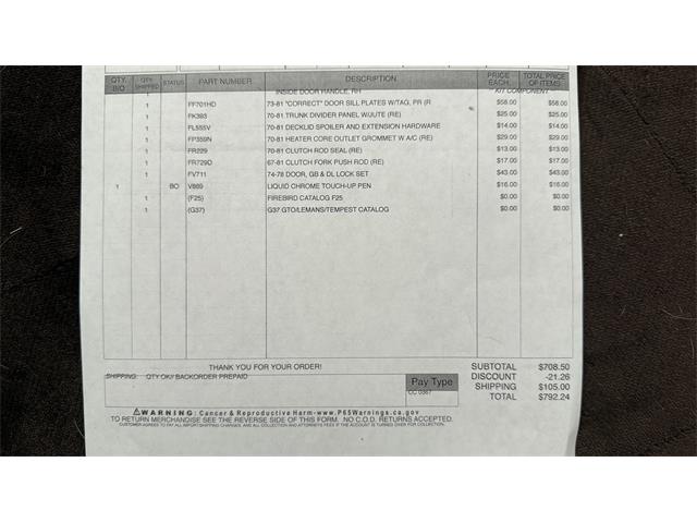 1977 Pontiac Firebird Trans Am SE (CC-2104024) for sale in Milford, Ohio