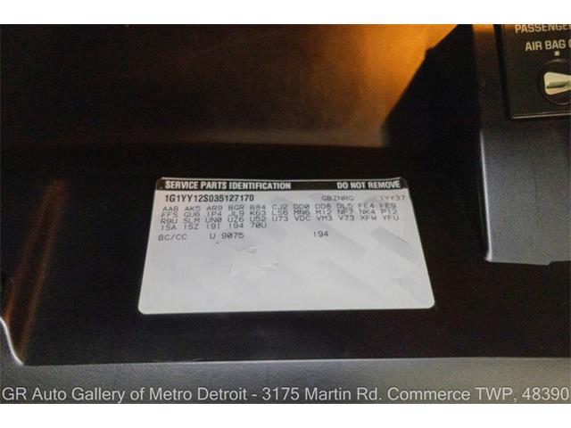 2003 Chevrolet Corvette (CC-2104032) for sale in Kentwood, Michigan