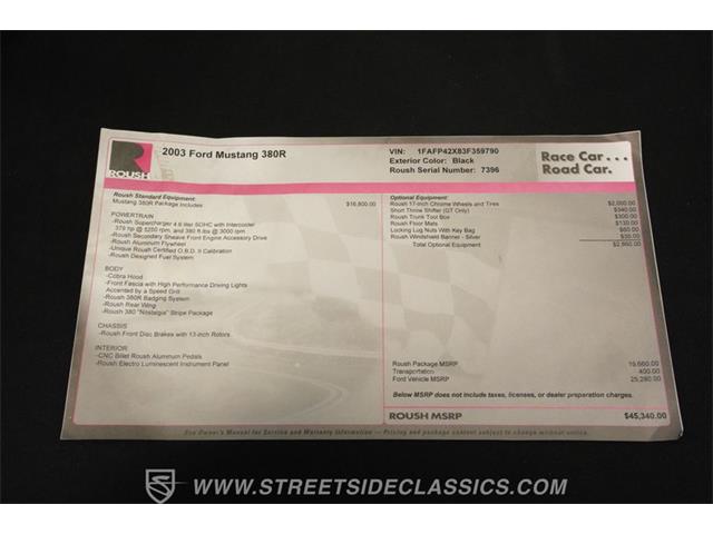 2003 Ford Mustang (CC-2104052) for sale in Concord, North Carolina
