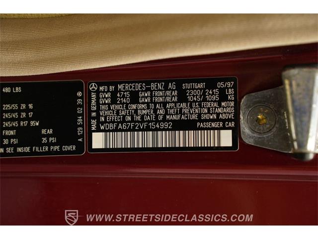 1997 Mercedes-Benz SL500 (CC-2104053) for sale in Concord, North Carolina
