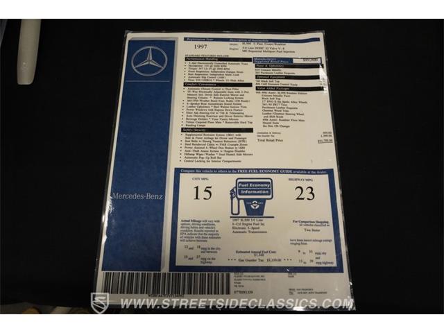 1997 Mercedes-Benz SL500 (CC-2104053) for sale in Concord, North Carolina