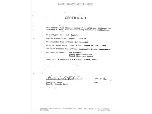 1974 Porsche 914 (CC-2104218) for sale in Costa Mesa, California