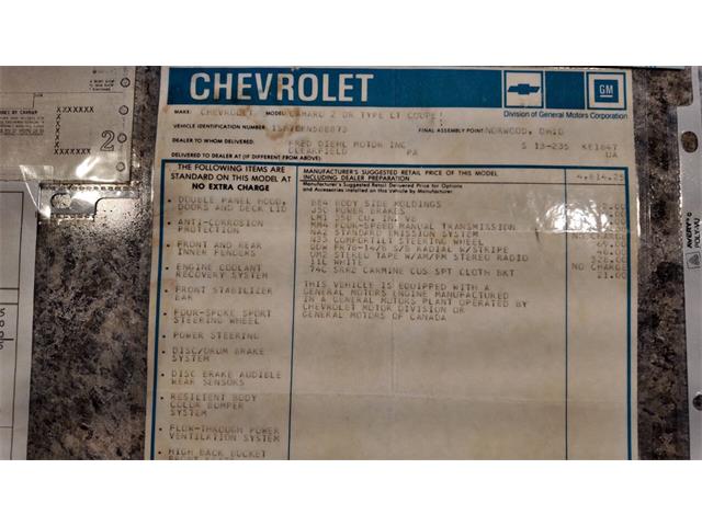 1978 Chevrolet Camaro (CC-2104318) for sale in Sioux Falls, South Dakota