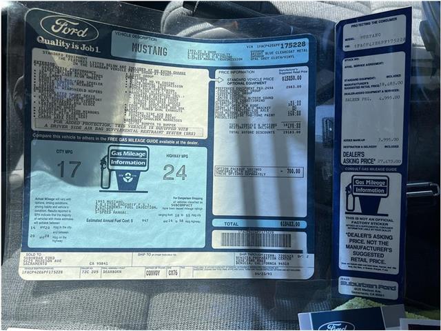 1993 Ford Mustang (CC-2104345) for sale in Roseville, California