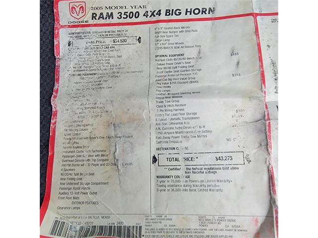 2005 Dodge Ram 3500 (CC-2104378) for sale in Conroe, Texas