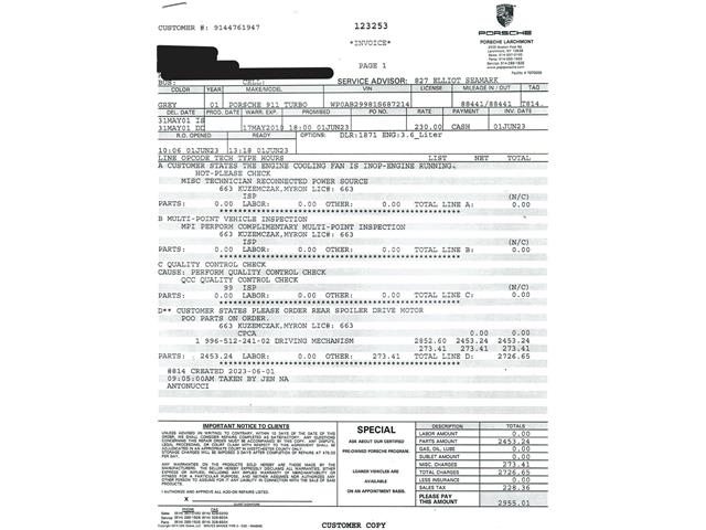 2001 Porsche 996 (CC-2104411) for sale in Beverly Hills, California