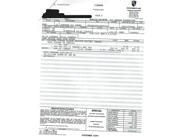 2001 Porsche 996 (CC-2104411) for sale in Beverly Hills, California
