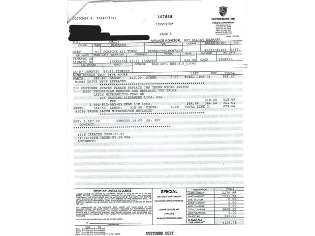 2001 Porsche 996 (CC-2104411) for sale in Beverly Hills, California