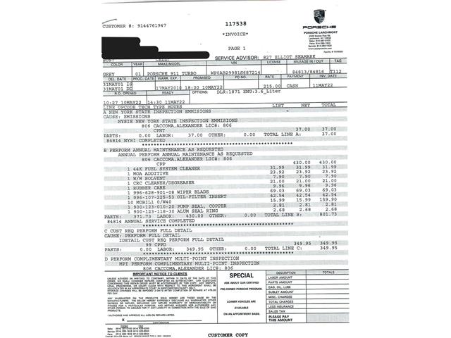 2001 Porsche 996 (CC-2104411) for sale in Beverly Hills, California