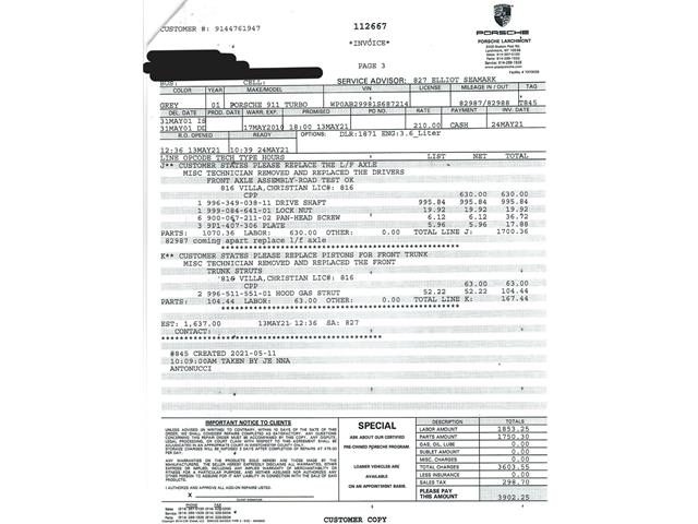 2001 Porsche 996 (CC-2104411) for sale in Beverly Hills, California