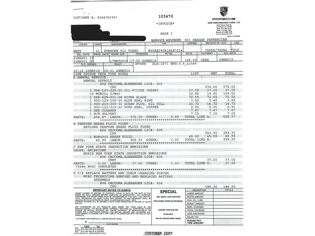 2001 Porsche 996 (CC-2104411) for sale in Beverly Hills, California