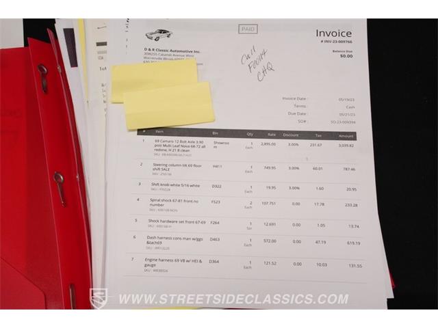 1969 Chevrolet Camaro (CC-2104774) for sale in Concord, North Carolina