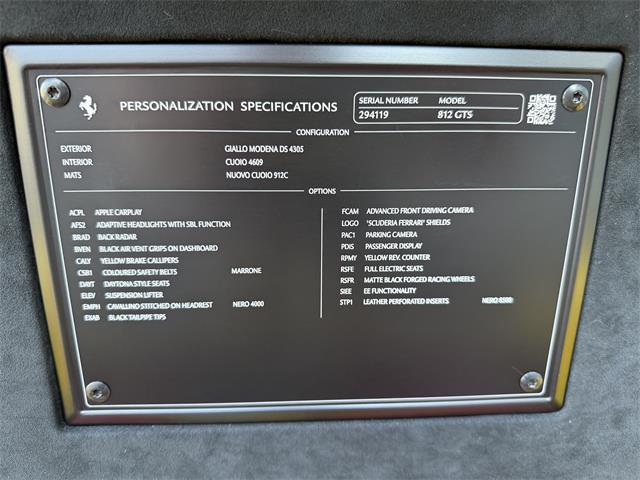 2023 Ferrari 812 GTS (CC-2105273) for sale in newport beach, California