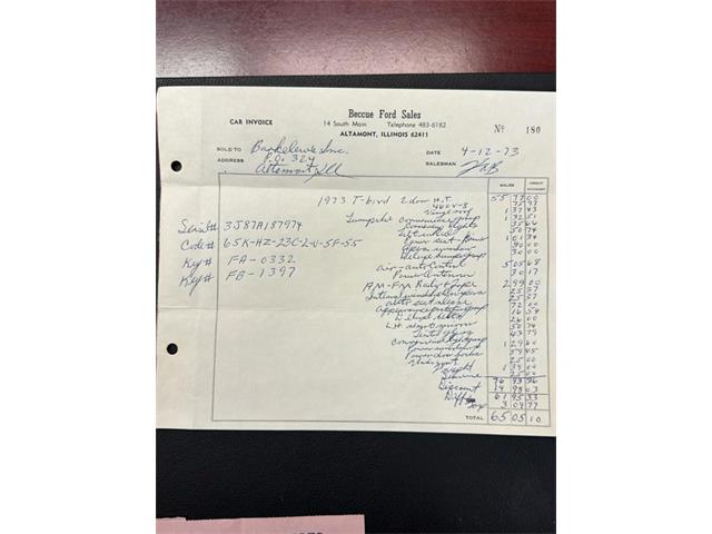 1973 Ford Thunderbird (CC-2105486) for sale in Effingham, Illinois