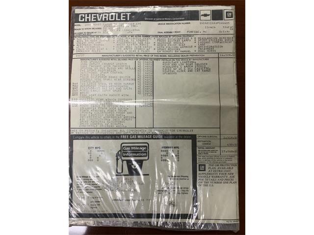 1988 Chevrolet Monte Carlo (CC-2105610) for sale in Olathe, Kansas