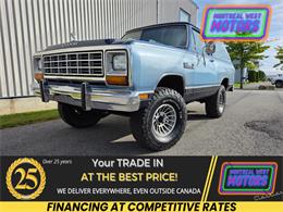 1985 Dodge Ramcharger (CC-2100581) for sale in Vaudreuil-Dorion, Quebec