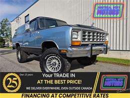 1985 Dodge Ramcharger (CC-2100581) for sale in Vaudreuil-Dorion, Quebec