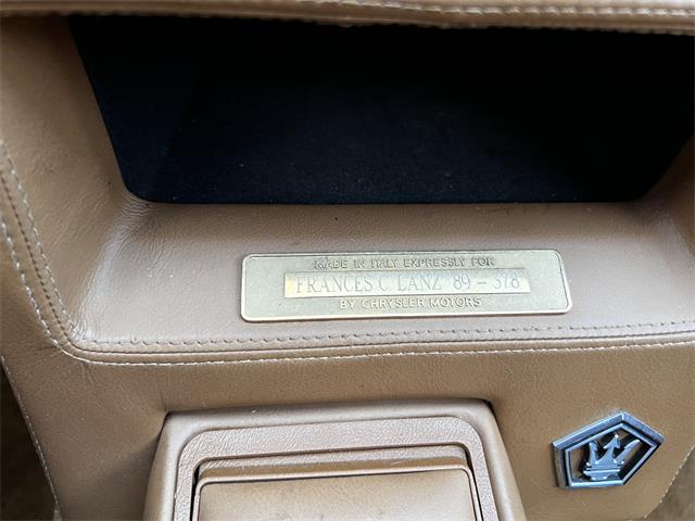 1989 Chrysler TC by Maserati (CC-2100597) for sale in Sunbury, Ohio