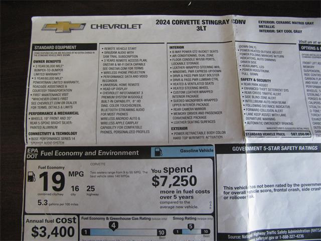 2024 Chevrolet Corvette Stingray (CC-2106191) for sale in Omaha, Nebraska