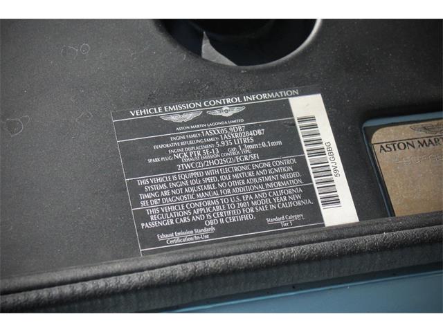 2001 Aston Martin DB7 Vantage Volante (CC-2106650) for sale in Saratoga Springs, New York