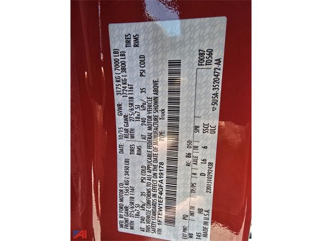 2016 Ford F150 (CC-2106705) for sale in Saratoga Springs, New York
