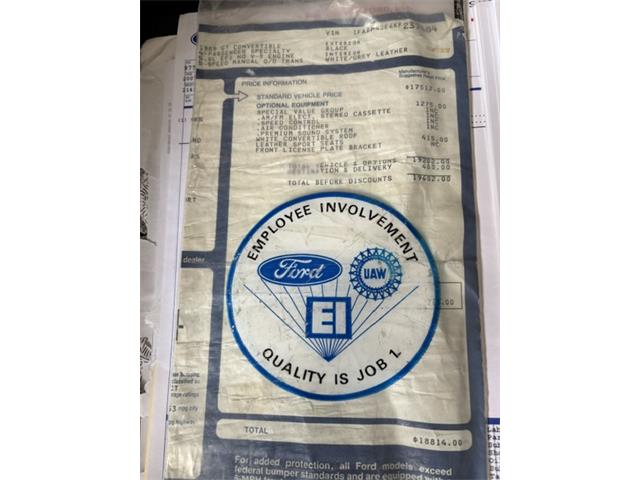 1989 Ford Mustang (CC-2106992) for sale in Raleigh, North Carolina