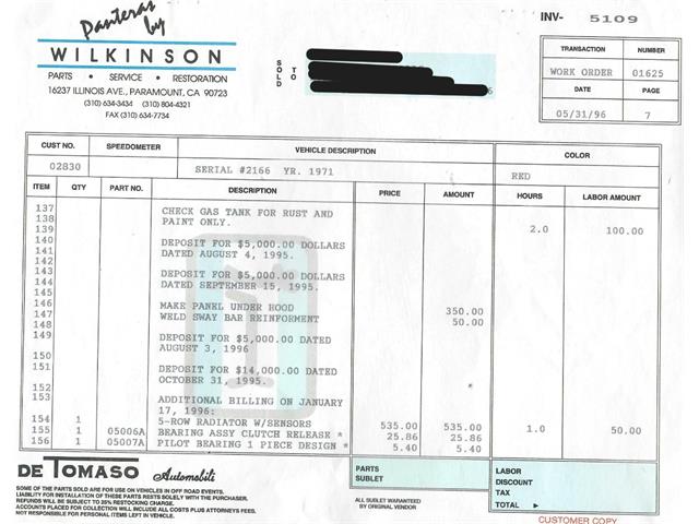 1971 De Tomaso Pantera (CC-2107036) for sale in Beverly Hills, California