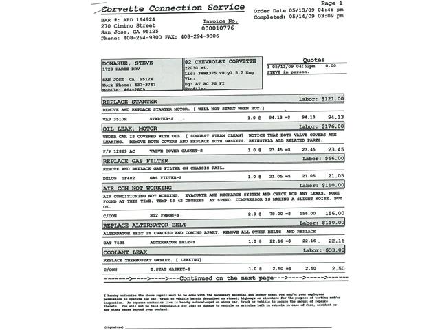 1982 Chevrolet Corvette (CC-2107038) for sale in Beverly Hills, California
