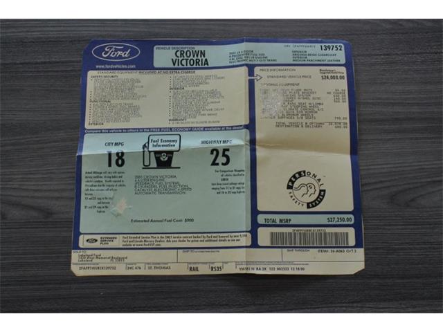 2001 Ford Crown Victoria (CC-2107055) for sale in Hobart, Indiana