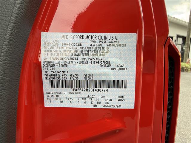 2003 Ford Mustang Mach 1 (CC-2107822) for sale in Marshall, Virginia
