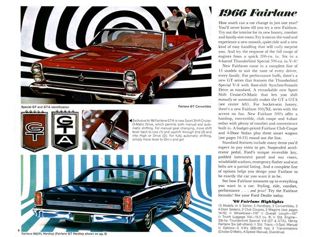 1966 Ford Fairlane 500 XL (CC-2107829) for sale in hopedale, Massachusetts